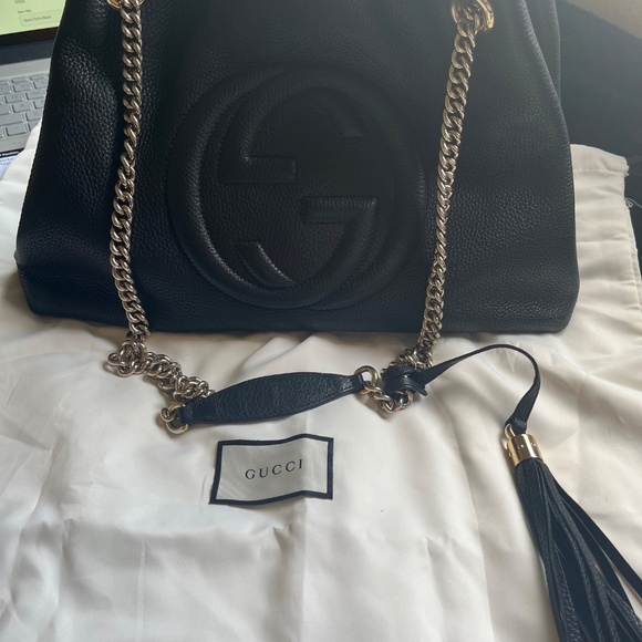 Gucci Soho Black leather bag - Picture 4 of 13